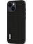 Iphone 14 Için Karbon Fiber Doku Için Telefon Geri Arka Kasa Pu Deri Kaplı Pc+Tpu Kapak-Siyah (Yurt Dışından) 2