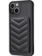 Iphone 14 Için BF26 Plus Şok Geçirmez Tpu+Pu Deri Telefon Kapak Dalga Dikiş Kartı Tutucu Kickstand Telefon Kabuğu Case-Black (Yurt Dışından) 1