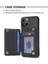Iphone 14 Için BF26 Plus Şok Geçirmez Tpu+Pu Deri Telefon Kapak Dalga Dikiş Kartı Tutucu Kickstand Telefon Kabuğu Case-Black (Yurt Dışından) 4