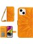 Iphone 14 Için HT04 Cilt Touch Pu Deri Stand Kılıfı Baskılı Ayçiçeği Tam Koruma Telefon Cüzdan Kapağı Omuz Kayışı Sarı (Yurt Dışından) 1