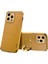 Iphone 14 Pro Max Timsah Doku Pu Deri Kaplamalı Tpu Kapak Kickstand-Sarı (Yurt Dışından) 1