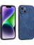Iphone 14 Artı Çizik Dirençli Pu Deri Kaplamalı Tpu Cep Telefonu Vaka-Mavisi Için (Yurt Dışından) 1