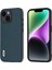 Iphone 14 Plus Telefon Kasası Cowhide Deri Kaplamalı Pc+Tpu Fine Litchi Doku Arka Kapak Yeşil (Yurt Dışından) 1