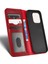 Iphone 14 Pro Max Stand Tasarım Magnetic Otomatik Absorbed Telefon Cüzdan Kapak Kırmızısı (Yurt Dışından) 4
