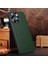 Iphone 14 Için Cowhide Deri Şok Geçirmez Kılıf Plus Anti-Fall Telefon Kılıfı Litchi Doku Tpu Metal Kamera Çerçeve Yeşil (Yurt Dışından) 2