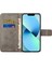 Iphone 14 Için Artı Cüzdan Tarzı Kelebek Çiçek Basılı Anti-Damla Çanta Pu Deri Standı Strap-Grey ile Telefon Kabuğu (Yurt Dışından) 2