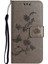 Iphone 14 Için Artı Cüzdan Tarzı Kelebek Çiçek Basılı Anti-Damla Çanta Pu Deri Standı Strap-Grey ile Telefon Kabuğu (Yurt Dışından) 4