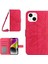 Iphone 14 Için HT04 Cilt Touch Pu Deri Stand Kılıfı Baskılı Ayçiçeği Tam Koruma Telefon Cüzdan Kapağı Omuz Kayışı Rose (Yurt Dışından) 1