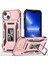 Iphone 14 Için Şok Geçirmez Telefon Kasası Pc+Tpu Ring Slayt Kameralı Kickstand Cep Telefon Kabuğu Kamera Koruyucu Golü Altın (Yurt Dışından) 1