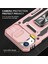 Iphone 14 Için Şok Geçirmez Telefon Kasası Pc+Tpu Ring Slayt Kameralı Kickstand Cep Telefon Kabuğu Kamera Koruyucu Golü Altın (Yurt Dışından) 5