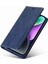 Iphone 14 Için Rfıd Için Rfıd Engelleme Pu Deri Telefon Kılıfı Cüzdan Stand Manyetik Oto Absorbed Folio Flip Cover-Blue (Yurt Dışından) 5