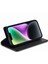 Iphone 14 Için Rfıd Için Rfıd Engelleme Pu Deri Telefon Kılıfı Cüzdan Stand Manyetik Oto Absorbed Folio Flip Cover-Black (Yurt Dışından) 2