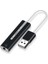 Adet USB 3,5 mm Stereo Jak Kulaklık Ses Adaptör Kablosu Harici Ses Kartı (Yurt Dışından) 2