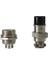 Pin Metal Erkek Dişi Panel Konektörü 16MM GX16-4 Gümüş Havacılık Fişi 10 Adet (Yurt Dışından) 4