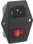 Oypfxmı 2x Yeni 3 Pin IEC320 C14 Ac Giriş Erkek Fiş Güç Soketi Sigorta Anahtarı ile 10A 250 V (Yurt Dışından) 1