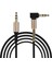 3.5mm Jak Kablosu Stereo Ses Kablosu Erkek - Erkek 90 Derece Sağ Açı Aux Kablosu (Yurt Dışından) 3