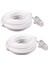 2x RJ11 6P4C - RJ45 8P4C Modüler Telefon Internet Uzatma Kablosu 3 Metre (Yurt Dışından) 1