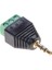 3.5mm Stereo Telefon Ses Erkek Fiş Konnektörü Adaptörü Terminal Çift Kanalına (Yurt Dışından) 4