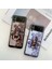 Flip 3 Muhafaza Kılıf Samsung Galaxy Z Flip 3 5g Taşınabilir El Halkası Vintage Çiçekler Ekleme Karikatür Ayı Sert Cep Telefonu Kılıfı Z Flip 3 (Yurt Dışından) 4