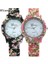 Miwell Baskılı Çiçek Bayan Saatler Alaşım Moda Rahat Kadın S Izle Plastik Cenevre Reçel Tangan Wanita WH0548-62 (Yurt Dışından) 3