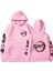 Unisex Bezler Demon Slayer Kapşonlu Anime Moda Gevşek Kollu Rahat Hip Hop (Yurt Dışından) 1