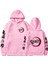 Unisex Bezler Demon Slayer Kapşonlu Anime Moda Gevşek Kollu Rahat Hip Hop (Yurt Dışından) 2