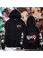 Unisex Bezler Demon Slayer Kapşonlu Anime Moda Gevşek Kollu Rahat Hip Hop (Yurt Dışından) 3