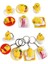 Adet/takım Anime Gudetama Tembel Oyuncak Kolye Anahtarlıklar Pvc Aksiyon Figürleri Oyuncak (Yurt Dışından) 3