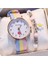Reçel Tangan Wanita Cantik Kore Basit Kadın Saatler Su Geçirmez Moda Renkli Kumaş Kayış Aydınlık Kızlar Kol Saati Ins Üniversite Öğrencisi Izle (Yurt Dışından) 4