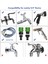 Su Hortumu Bağlantı Parçaları Konektör-2 x Dişi Hortum Ucu Konektörü 2 x Erkek Hortum Ucu Adaptörü 4 x Erkek Musluk Adaptörü 2 x Dişi Musluk Konektörü-Yeşil (Yurt Dışından) 3