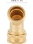 [hazır Stok] 3/4 Inç Pirinç Dirsek Küresel Vana Boru Konnektörü Adaptörü Conta Konnektörleri ile Bahçe Irrigati (Yurt Dışından) 3