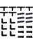 Damlama Borusu Için Ncanruı Sulama Bağlantı Parçaları Kiti -6 Tee, 6 Kaplin, 6 Uç, 6 Dirsek - 16MM Uyumlu Damla Yağmurlama Sistemleri (Yurt Dışından) 1