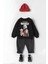 Bebek & Çocuk Star Wars Baskılı Siyah Renk 2 Iplik Şardonlu Sweatshirt 3