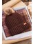 Saltburn Bere  & Tartan Şal  Seti BR91 Chocolate Brown 1