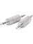 Adet 3.5mm Stereo Erkek - 3.5mm Erkek Kulaklık Ses Adaptörü Jakı Çoğaltıcı Konektörü (Yurt Dışından) 2