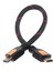 Hd Tv 3D 1080P Için 1 Ayak Kısa HDMI Kablosu Bir Ayak HDMI 1.4 Örgülü Altın (Yurt Dışından) 1