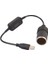 USB 5V - 12V Soket Güç Dişi Dönüştürücü Adaptör Kablosu (Yurt Dışından) 2
