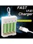 1.2V Evrensel 4 Yuvalı Aa/aaa Şarj Edilebilir Pil Şarj Adaptörü USB Fişi (Yurt Dışından) 1