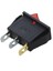 2x Basmalı Anahtar Açık Kapalı Parlak Bipolar 28X10MM 250V 15A 3 Terminal Kırmızı (Yurt Dışından) 1