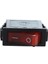 2x Basmalı Anahtar Açık Kapalı Parlak Bipolar 28X10MM 250V 15A 3 Terminal Kırmızı (Yurt Dışından) 3