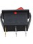 2x Basmalı Anahtar Açık Kapalı Parlak Bipolar 28X10MM 250V 15A 3 Terminal Kırmızı (Yurt Dışından) 4