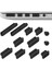 Silikon Anti Toz Fiş Kapağı Stoper Dizüstü Toz Geçirmez USB Toz Fişi Bilgisayar Aksesuarları Macbook Air Pro 11 12 12 15 16 Inç Retina Dokunmatik Bar Dokunmatik Kimlik (Yurt Dışından) 4