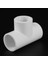 Jaerbee 20MM Pvc Tee 3 Yollu Su Borusu Boru Adaptör Konnektörleri Beyaz 30 Adet (Yurt Dışından) 3