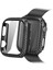 Siyah Kapak Ince Karbon Fiber Pc Tampon Apple Watch Se Kılıf 40MM 44MM 41MM 45MM 42MM Çerçeve Kenarları Serisi 7 6 5 4 3 (Yurt Dışından) 2