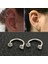 Adet Basit Moda Kişilik Zirkon Alerjiyi Önlemek 3mm Burun Halkası (Yurt Dışından) 1
