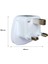 Pin Ingiltere Tak Dönüştürücü Seyahat Ac Güç Soketi Uluslararası Adaptör Ab Abd Au Elektrik Evrensel 13A 250V 3250W (Yurt Dışından) 2