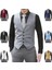 Erkek Resmi Iş Günlük Yelek Slim Fit Ceket (Yurt Dışından) 1