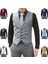 Erkek Resmi Iş Günlük Yelek Slim Fit Ceket (Yurt Dışından) 2