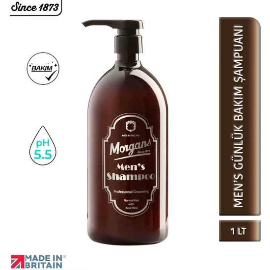 Morgan's Men's Shampoo - Erkeklere Özel Saç Bakım Şampuanı 1000 ml