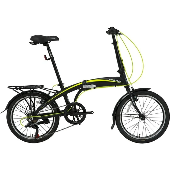 Bisan FX3500 Trn 20 Jant Katlanır Bisiklet Siyah-Sarı